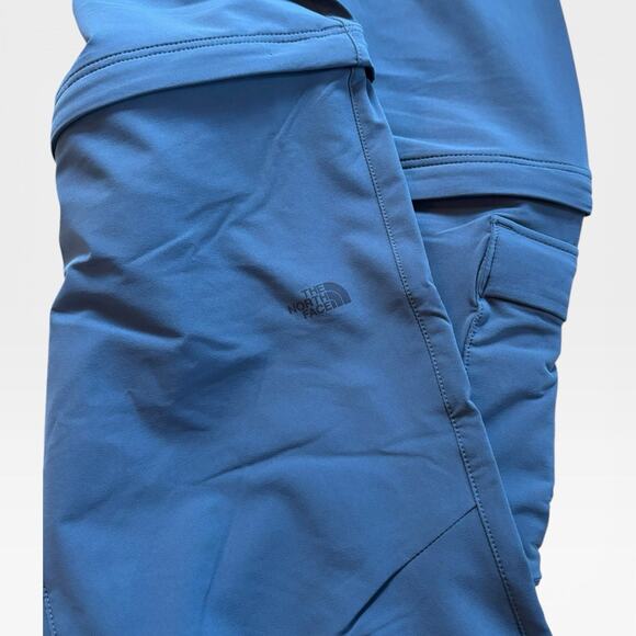 The North Face Bridgeway Zip Off Pants Women’s 12 Blue Hiking Convertible NWT - Picture 8 of 8